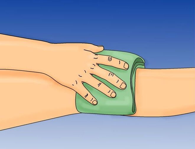 compress ar na glúine le haghaidh arthrosis